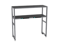 Напольный оптический стеллаж из алюминиевого профиля