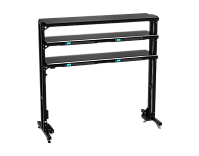 Напольный оптический стеллаж с тремя полками