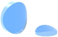 Плоско-выпуклая цилиндрическая круглая линза